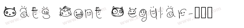 Cats Font Regular字体转换